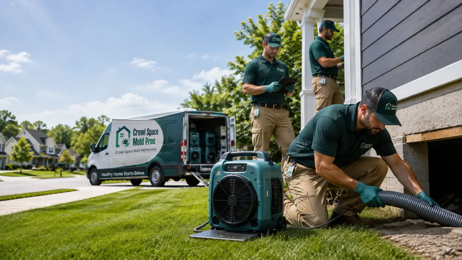 Crawl Space Mold Removal in Dundas, VA